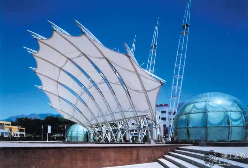 上虞车棚膜结构网架